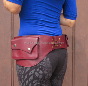 Sac banane en cuir, sac utilitaire pour festival, porte-monnaie, porte-passeport, sacs de ceinture, pochettes pour voyage, sacs de ceinture Funkey Burning - Product Image 5