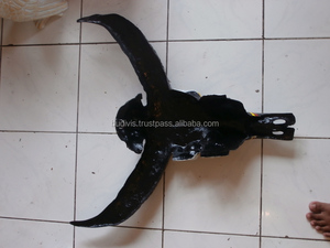 Cabezas de calavera de búhos de resina pintada a mano, cabezas decorativas de pared, estilo fresco - Product Image 6