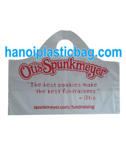 Bolsas de fuelle laterales de plástico con material PE con asa superior ondulada aditiva EPI - Product Image 1