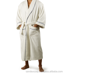 Bata de baño personalizada de algodón egipcio de la mejor calidad a precio mayorista exportador en India - Product Image 1