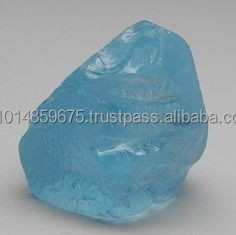 Wholesale Supplier Natural Swiss Blue Topaz <b>Preforms</b> Rough Faceted Oval Quartz Gemstones White Mineral Synthetic Quartz - Product Image 1