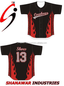 Maillot de baseball personnalisé pour homme, grande taille, tenue décontractée, prix abordable, vêtements de sport imprimés par transfert thermique, respirant et à séchage rapide - Product Image 6