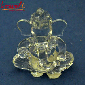 Estatua de Cristal Grande del Dios Ganesha para Decoración del Hogar - Product Image 4