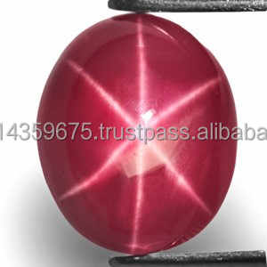 Natural Top Ruby Round Cab Lot Star Ruby Unheated Loose Gemstone