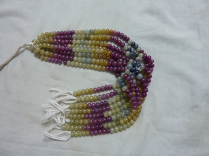 หลายไพลินมีค่าและหินไพลินลูกปัดหินธรรมชาติลูกปัดสำหรับ DIY สร้อยข้อมือสร้อยคอเครื่องประดับทำ