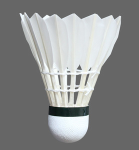 ลูกขนไก่แบดมินตันเกรด A ขนเป็ด สองชั้น หัวคอร์ก สำหรับฝึกซ้อม ขายส่ง - Product Image 1
