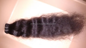 100% Extensions de cheveux indiens vierges de haute qualité, cuticule complète de qualité 12A, style de boucles italiennes en vrac non traitées, vague naturelle uniquement - Product Image 5