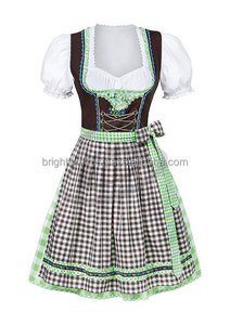 3 Stück Traditionelle Deutsche Dirndl Bayerische Damen Oktoberfest Dirndl Kleid Trachten trägt Dirndl (Bayerische Kleidung) - Product Image 2
