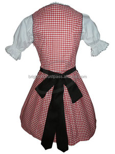 Robe mini évasée vintage 100 % coton personnalisée pour femme, avec traîne chapelle, manches mi-longues, broderies et fermetures éclair (grandes tailles disponibles) - Product Image 3