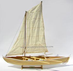 BATEAU MODÈLE EN BOIS OSELVER-BATEAU ARTISANAT EN BOIS - Product Image 2