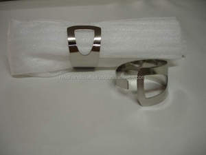 Porte-serviettes en laiton fait main moderne, écologique, vintage, pour la maison, l'hôtel, le restaurant, les mariages, les fêtes, décoration de table, luxe - Product Image 4