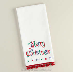 Toallas de cocina de golf de Navidad DE LA India en precio al por mayor 100% Toalla de limpieza de algodón para uso en la cocina - Product Image 6