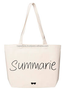 Bolsas de mano de algodón con impresión de logotipo personalizado - Product Image 5