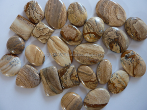 
 
 
 Piedras Preciosas Sueltas de Jaspe Natural de Grado AAA - Piedras Cabujón Pulidas Marrones y Blancas, Formas Personalizables |   Suministros al por Mayor B2B - Product Image 3