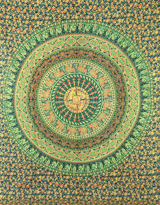 Tapiz Abstracto de Mandala India para Colgar en la Pared, Estilo Boho - Product Image 1