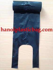 HDPE/LDPE Tshirt garbage bag on roll - Product Image 2