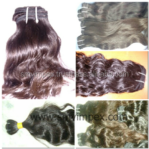 Extension de cheveux bruts non transformés capable de blanchir et de teindre. tissage de cheveux humains de temple. Meilleurs cheveux d'Inde - Product Image 5