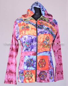 Veste à capuche et sweat-shirt coloré, symbole Om Bodhi, style bohème, CSWJ 440 - Product Image 2