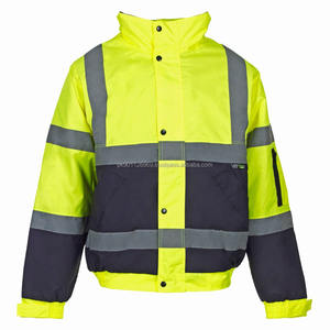 Chaquetas de trabajo de poliéster de alta visibilidad Uniforme DE TRABAJO DE SEGURIDAD reflectante - Product Image 1