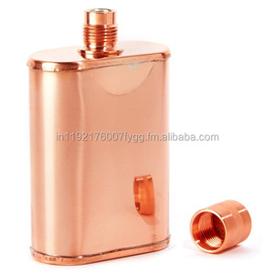 Đồng Tinh Khiết Hip Flask Kim Loại Thanh Phụ Kiện Cho Whiskey Rum Và Whiskey Uống Cho Trên đường Đi - Product Image 6