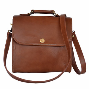 Sacoche en cuir véritable marron vintage faite à la main sac à bandoulière sac fourre-tout de travail avec bandoulière réglable sacoche - Product Image 2