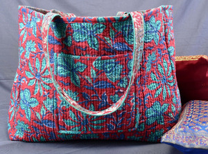 Túi Xách Tay In Hình Bãi Biển Bằng Vải Cotton Túi <span class=keywords><strong>Tote</strong></span> <span class=keywords><strong>Gypsy</strong></span> Lớn Túi Đeo Vai Phong Cách Bohemian - Product Image 3