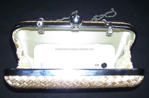 Multi Colored Metal Box Clutch Metal Frame Box Clutch Purse - Product Image 6