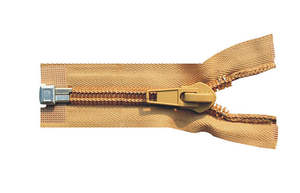 Cremallera de extremo abierto OZL con deslizador de bloqueo automático para zapatos, prendas, bolsas, colchones, almohadas y textiles para el hogar, materiales metálicos/de nailon/plástico - Product Image 2