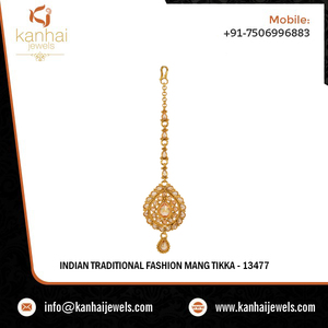 Moda tradicional india Mang <span class=keywords><strong>Tikka</strong></span> 13477 - Product Image 2