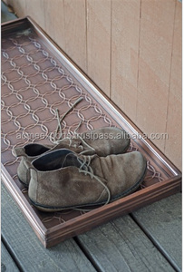 Plateau à bottes en cuivre durable Design antidérapant élégant pour garder l'entrée propre et organisée, idéal pour les bottes mouillées - Product Image 2