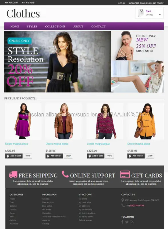 Alibaba b2b b2c Торговый Сайт для Одежды с SEO по Доступным Ценам-электронной коммерции Веб-Дизайна и Развития