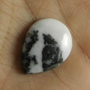 Zebra-cabujones cuadrados de jaspe Natural, 20x28mm, 5,36 gms, piedras sueltas para fabricación de joyas - Product Image 3
