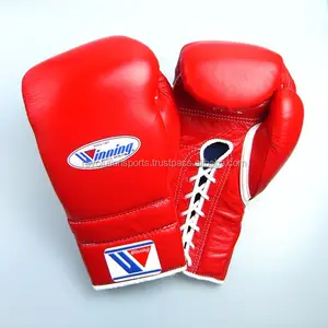 Kırmızı profesyonel boks eldiveni/ünlü markalar boks 100% kırmızı inek deri/kırmızı suni deri 2018 sıcak satıcı