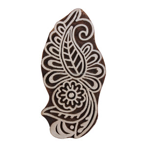 Handmade Floral Wooden <b>Printing</b> <b>Blocks</b> for Craft Manufacturer WB-2525 - Product Image 1
