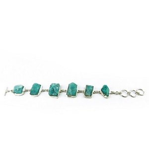 Pulsera de Amazonita con Aspecto Marino Fresco, Plata de Ley 925, Joyas Shri Ashapura, Estilo Clásico Cristiano, Novedades para Bodas y Fiestas - Product Image 5