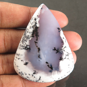 100% naturel Rare agate dendritique comptoir pierre bijoux en pierres précieuses en vrac pour les femmes pour faire des boucles d'oreilles et des bijoux de bague - Product Image 3