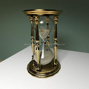 Reloj de arena, reloj de arena de escritorio, reloj de arena antiguo de latón - Product Image 1