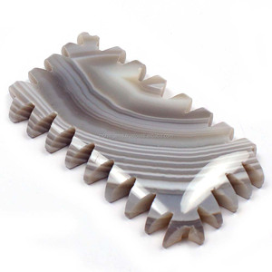 หินอาเกตทรงแฟนซี สีธรรมชาติ แกะสลักด้วยมือตามสั่ง สำหรับทำเครื่องประดับ - Product Image 3