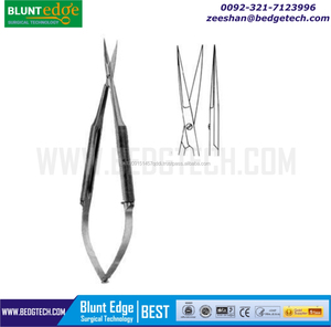 เครื่องมือผ่าตัดขนาดเล็กแบบไมโครกรรไกร Hepp-Scheidel ที่ออกแบบอย่างแม่นยำ สำหรับการผ่าตัดหลอดเลือดตา - Product Image 2