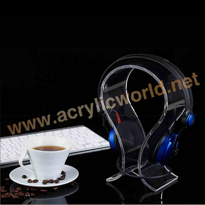Customized Factory Cheap Wholesale clear Acrylic Headphone Display Stand Accessories Display <b>Counter</b> - Product Image 4