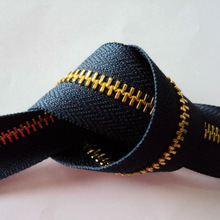 Rollo de cremallera OZL GMA Open-End Auto Lock Metal Big Teeth para uso doméstico y de ropa - Product Image 3