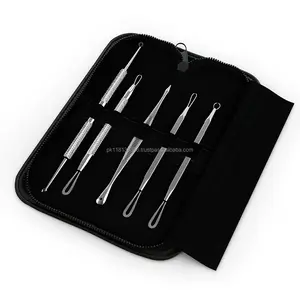 5 Stks/set Acne Naald Kit Remover Smet Mee-eter Whitehead Puistje Extractor