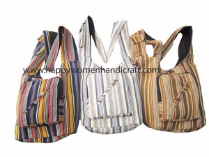 Bolsa de compras de algodón unisex con acceso lateral, cómoda y práctica - Product Image 1
