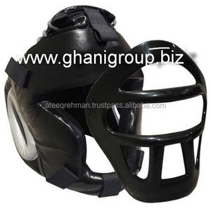 GAF cuir de vache sans Impact casque de boxe MMA Arts martiaux Gear Kick CA - Product Image 5
