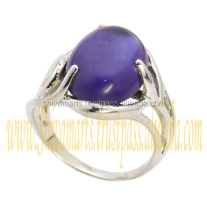 Handmade 925 Sterling <b>Silver</b> Eternity <b>Ring</b> Natural Purple Amethyst Gemstone Bezel Setting Vermeil for <b>Men</b> Women. <b>Wedding</b> Party - Product Image 2
