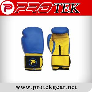 Gants de boxe en cuir de vachette et cuir de qualité professionnelle, équipement d'entraînement et d'arts martiaux de premier choix - Product Image 1