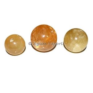 Calcite jaune Bal : Tous types de sphères de pierres précieuses - Product Image 1