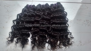 Extensions de cheveux indiens vierges non traités, cheveux bouclés profonds - Product Image 2