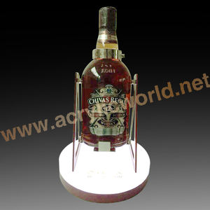 Porte-bouteilles Glorifier en acrylique LED personnalisé Support d'affichage pour bouteilles de vin Support d'affichage - Product Image 6