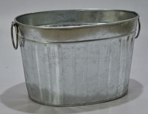 Refroidisseur de bouteilles de vin de camping Seau à glace décoratif en métal pour boissons Bacs à boissons - Product Image 4